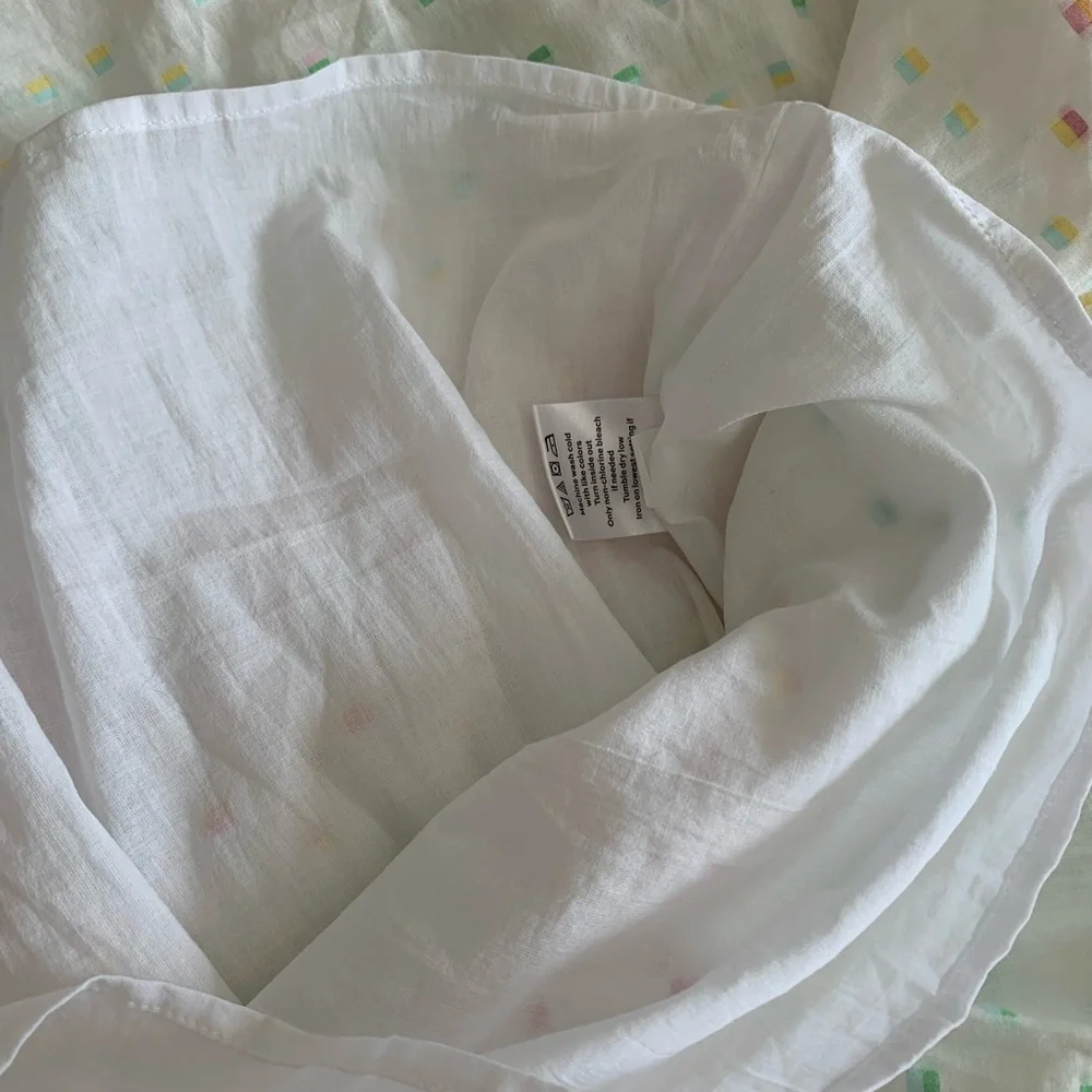 Draper James RSVP midi white cotton dress EEUC size Small - Picture 6 of 7
